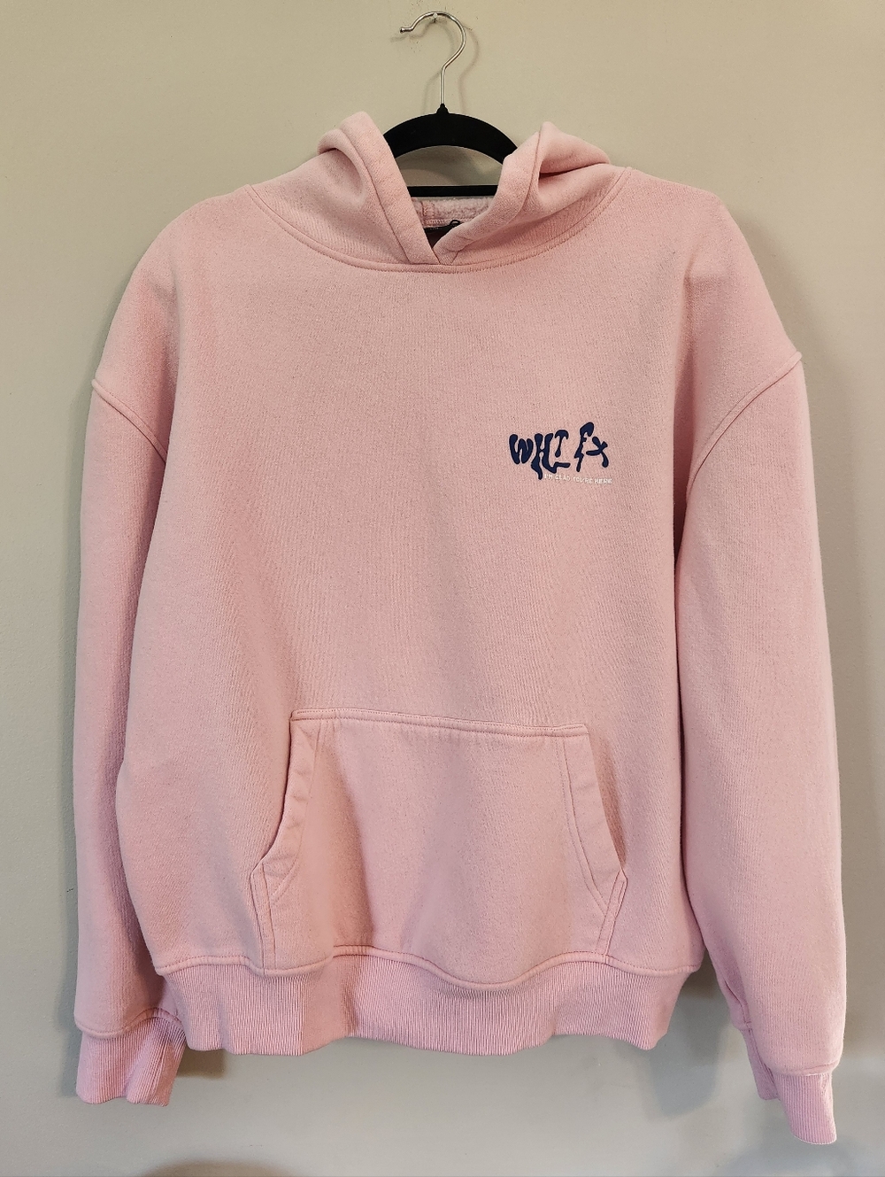 White Fox Women’s Pink Pullover Hoodie